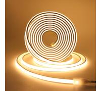 XUNATA Lumière au néon LED COB, Bande LED IP65 Etanche Bande Lumineuse 220V Super Lumineux 288 LEDS/M Flexible Bande lumière pour DIY Projets D'éclairage Intérieur et Extérieur (Blanc chaud, 26M)