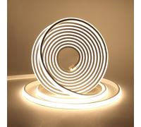 XUNATA Lumière au néon LED COB, Bande LED IP65 Etanche Bande Lumineuse 220V Super Lumineux 288 LEDS/M Flexible Bande lumière pour DIY Projets D'éclairage Intérieur et Extérieur (Blanc naturel, 21M)