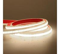 XUNATA Ruban LED COB Autocollant, 320Leds/m IP68 étanche 12V Super Lumineux Bandeau flexible Ruban LED Light Strip pour Escalier, Chambre, Noël, Fête, etc (Blanc naturel, 3M)