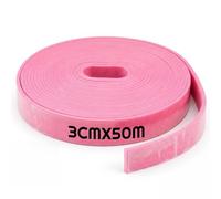 Xuniea Auto Adhésif pour Enduit de Ragréage Bande de Joint de Dilatation pour Isolation Périphérique pour Chape autocollante Cloison Chauffage par le Sol(3 cm x 50 m,Rose)