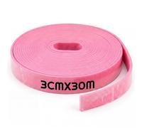Xuniea Auto Adhésif pour Enduit de Ragréage Bande de Joint de Dilatation pour Isolation Périphérique pour Chape autocollante Cloison Chauffage par le Sol(3 cm x 30 m,Rose)