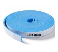 Xuniea Auto Adhésif pour Enduit de Ragréage Cloison, 3 cm x 40 m, Bleu, 1 | Bande de Joint de Dilatation, pour Isolation Périphérique, Cloison Pour Chape Autocollante, Chauffage par le Sol