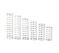 Xuro Lot de 10 à 20 micro-ressorts de compression en acier inoxydable de 0,5 mm de diamètre extérieur: 3mm/4mm/5mm/6mm/7mm/8mm/9mm/10mm/12mm, longueur: 5mm à 50mm(5mm,4MM 20PCS_0.5MM)