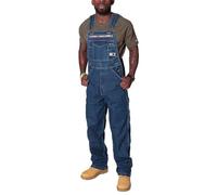 XUSAI Salopettes Denim Bib Overall Mode Décontractée Coupe Robuste Jeans Ensemble Réglable Travail Bib Jumpsuit,Bleu,M
