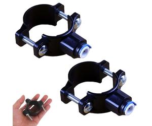 Xusxes Lot de 2 Colliers de Soupape Filtre en Plastique | Colliers de Serrage Universels en PVC, Collier de Prise en Charge pour Osmose Inverse, Lave-Vaisselle et Lave-Linge