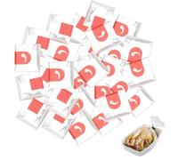 XUTONG Lot de 50 sacs pour cuire la dinde au micro-ondes, pour cuisiner de la viande, du poulet, du poisson, des légumes, du fromage à la dinde, sac transparent