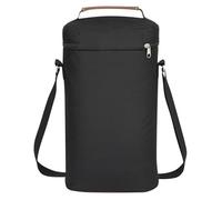XUWEWI Sac à Vin Sac Isotherme for 2 Bouteilles de vin, Sac de Transport Portable avec Seau à Glace, Sac de Pique-Nique for Champagne, Sac de Voyage for Refroidisseur de vin(Deep Blue)
