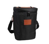 XUWEWI Sac à Vin Sac Isotherme for Bouteille de vin, Sac Isotherme for 4 Bouteilles de vin, Sac fourre-Tout for Bouteille de bière, Sac de Voyage Portable for fête en Plein air(Black)