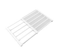 XUXHOU Étagère à Tension Télescopique pour Le Rangement et L'organisation du Placard, Matériau Durable de 16,5 Pouces pour la Salle de Bain et la Cuisine (50-80cm / 19.7-31.5in Longueur)