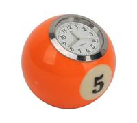 XUXHOU Horloge de Table en Forme de Boule de Billard, Horloge Décorative Précise en Résine avec Couleur et Nombre Aléatoires, pour Bar, Maison, Camping-Car, Chevet, Salle de Billard