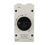 XUXHOU Interrupteur Sectionneur PV DC, Boîtier IP66, Commutation 5ms | Coupe-circuit du circuit solaire, courant nominal de 32 A pour les charges du système, boîtier PC pour montage mural