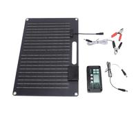 XUXHOU Kit de Panneau Solaire 100W avec Double Sortie USB | Silicium monocristallin, adapté aux systèmes 12 V 24 V, étanche, parfait pour les camping-cars, bateaux, dispositifs