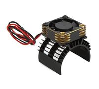 XUXHOU Radiateur de Dissipateur de Chaleur de Ventilateur de Refroidissement de Moteur de 28000 Tr/min avec Construction en Alliage D'aluminium et en Plastique pour Moteur F540 550 3650 (GOLD)