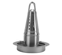 XUXHOU Rôtissoire Verticale pour Poulet en Acier Inoxydable, avec Conception Détachable, pour Barbecue en Extérieur, 1 Ensemble