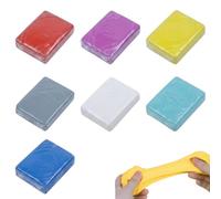 XUZOPIM 7 Pièces Gomme Pétrissable, Gomme Mie Dec Pain De Couleur, Doux Et Durable Gommes Modélables, Peut Être Utilisé Pour Les Croquis Et Le Dessin, L'Écriture Quotidienne