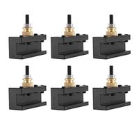 Xuzxinze 6PièCes SéRies Tooling Package Mini Lathe Quick Change Tool Post & Holder Porte-Outils Multifonction