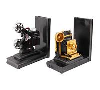 Xuzxinze CaméRa RéTro Serre LivreProjecteur de Film Noir Argent Collectionneur Projet BibliothèQue pour Les Vintage et la Salle D'éTude ÉTude de Maison et Les DéCorations
