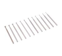 Xuzxinze Fraises Précision Perçage 3/32 | Tiges 3/32 pouces (2,35 mm), diamètres 0,8-3,0 mm, 12 pièces et rangement pratique.