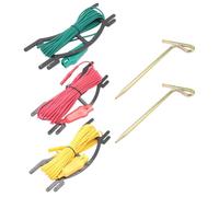 Xuzxinze Kit de Test de Terre DY4100 Câble et Piquets Mesure Précise Pro | Conçu pour résister en atelier, ce kit DY4100 offre une construction plastique fiable et fixation facile des piquets