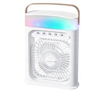 xVentilateur de bureau - Ventilateur évaporatif à 3 vitesses avec humidificateur, refroidisseur d'air personnel portable, dispositif de refroidissement de bureau compact | pour propriétaires