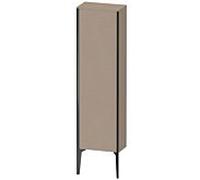 XViu Duravit 40x24x133cm de XV1315LB275 haute armoire, noir mat, porte à gauche, linge