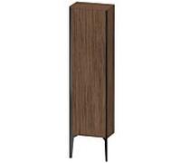 XViu Duravit 40x24x133cm de XV1315RB221 haute armoire, noir mat, porte à droite, noyer foncé