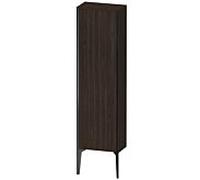 Duravit haut moyen XViu XV1315RB269 40x24x133cm, noir mat, porte à droite, noyer brossé