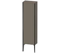 Duravit haut moyen XViu XV1315RB290 40x24x133cm, noir mat, porte à droite, flanelle gris soie mat