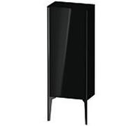Duravit haut moyen XViu XV1305LB240 40x24x89cm, noir mat, porte à gauche, noir brillant