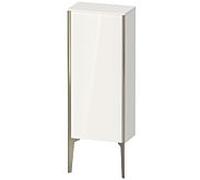 Duravit haut moyen XViu XV1305RB122 40x24x89cm, champagne mat, porte à droite, blanc brillant