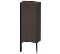 XViu Duravit 40x24x89cm de XV1305RB272 haute armoire, noir mat, porte à droite, brossé chêne foncé