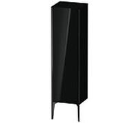 Duravit haut moyen XViu XV1325LB240 40x36x133cm, noir mat, porte à gauche, noir brillant