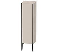 Duravit haut moyen XViu XV1325LB291 40x36x133cm, noir mat, porte à gauche, taupe mat