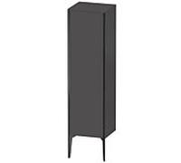 Duravit haut moyen XViu XV1325RB249 40x36x133cm, noir mat, porte à droite, graphite mat