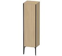 Duravit haut moyen XViu XV1325RB271 40x36x133cm, noir mat, porte à droite, chêne méditerranéen
