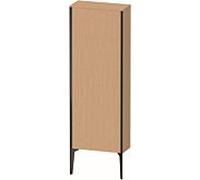 Duravit hauteur XViu XV1316LB212 50x133x24cm, 2000 , noir mat, butée à gauche, chêne brossé