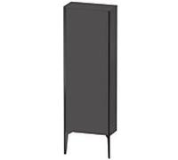 XViu Duravit 50x133x24cm de XV1316RB249 haute armoire, 2000 porte, noir mat, arrêt à droite, graphite mat