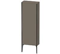 Duravit haut moyen XViu XV1316RB290 50x133x24cm, 2000 , noir mat, butée à droite, flanelle gris soie mat