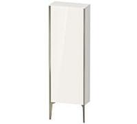 Duravit haut moyen XViu XV1316LB185 50x24x133cm, champagne mat, porte à gauche, blanc brillant