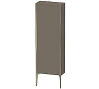 XViu Duravit 50x24x133cm de XV1316RB190 haute armoire, champagne mat, porte à droite, gris mat flanelle soie