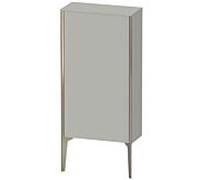 Duravit haut moyen XViu XV1306LB107 50x24x89cm, champagne mat, porte à gauche, gris béton mat