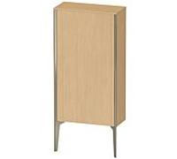 Duravit haut moyen XViu XV1306LB130 50x24x89cm, champagne mat, porte à gauche, chêne naturel