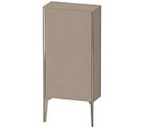 XViu Duravit 50x24x89cm de XV1306LB175 haute armoire, champagne mat, porte à gauche, linge