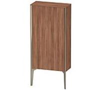 Duravit haut moyen XViu XV1306LB179 50x24x89cm, champagne mat, porte à gauche, noyer naturel