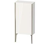 Duravit haut moyen XViu XV1306LB185 50x24x89cm, champagne mat, porte à gauche, blanc brillant
