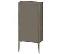 Duravit haut moyen XViu XV1306LB190 50x24x89cm, champagne mat, porte à gauche, flanelle gris soie mat