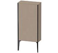 Duravit haut moyen XViu XV1306RB275 50x24x89cm, noir mat, porte à droite, lin
