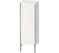 Duravit haut moyen XViu XV1326LB122 50x36x133cm, champagne mat, porte à gauche, blanc brillant