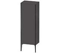 Duravit haut moyen XViu XV1326LB249 50x36x133cm, noir mat, porte à gauche, graphite mat