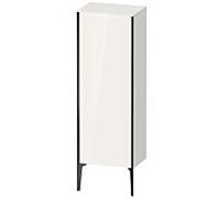 Duravit haut moyen XViu XV1326RB285 50x36x133cm, noir mat, porte à droite, blanc brillant